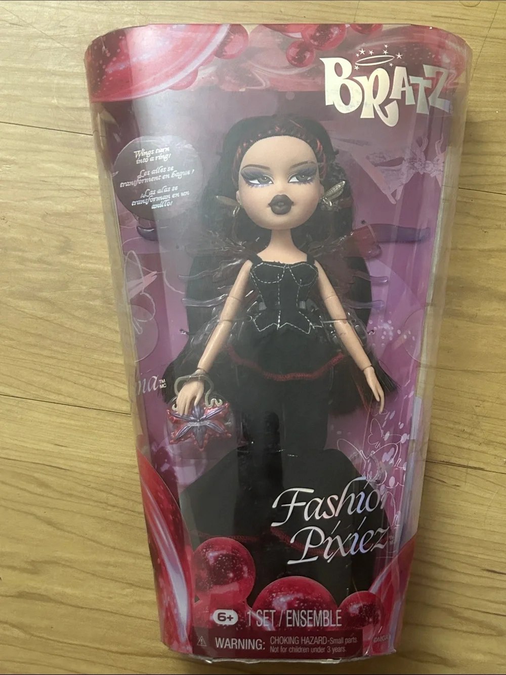 Bratz Fashion Pixiez Lina Doll in Black Dress. New